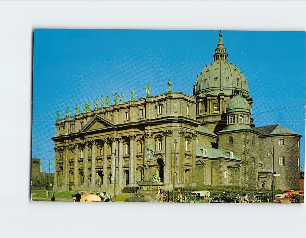 Postcard Basilica St. James Cathedral Montreal Canada