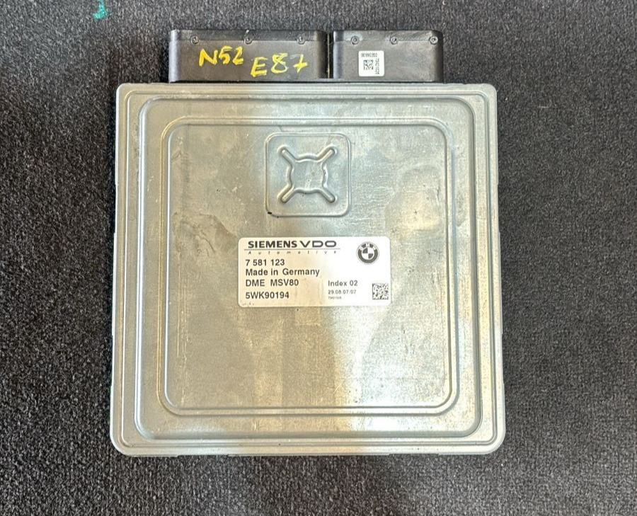 BMW E90 328I 530I X5 Z4 N52 MSV80 08-10  ECU ENGINE CONTROL MODULE UNIT 7581123