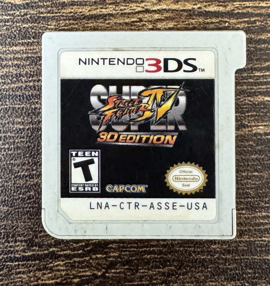 Super Street Fighter IV 4 3D Edition Nintendo 3 DS Video Game Tested & Working