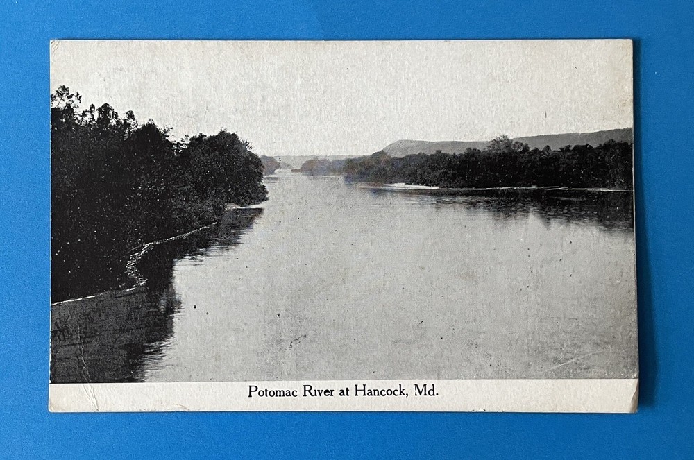 Potomac River Hancock Maryland MD Postcard