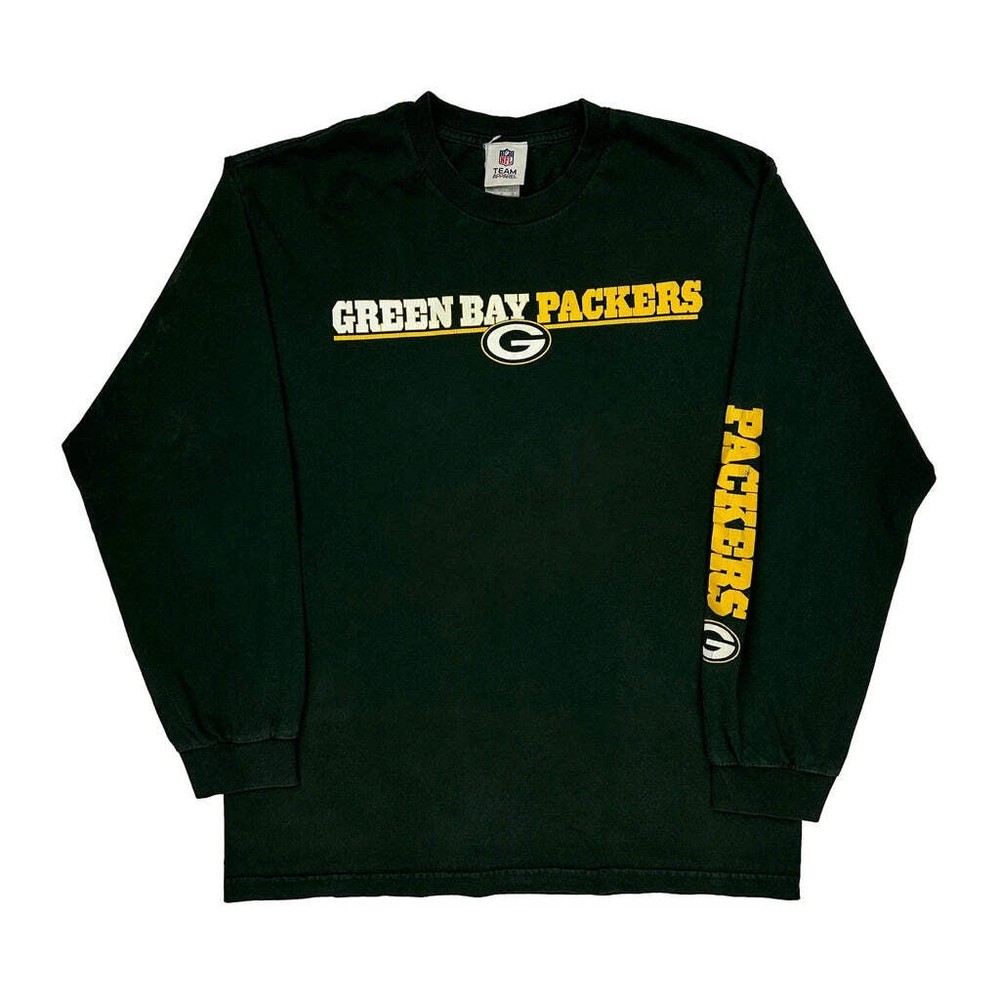 Green Bay Packers Nfl Long Sleeve T-Shirt - Large Green Cotton