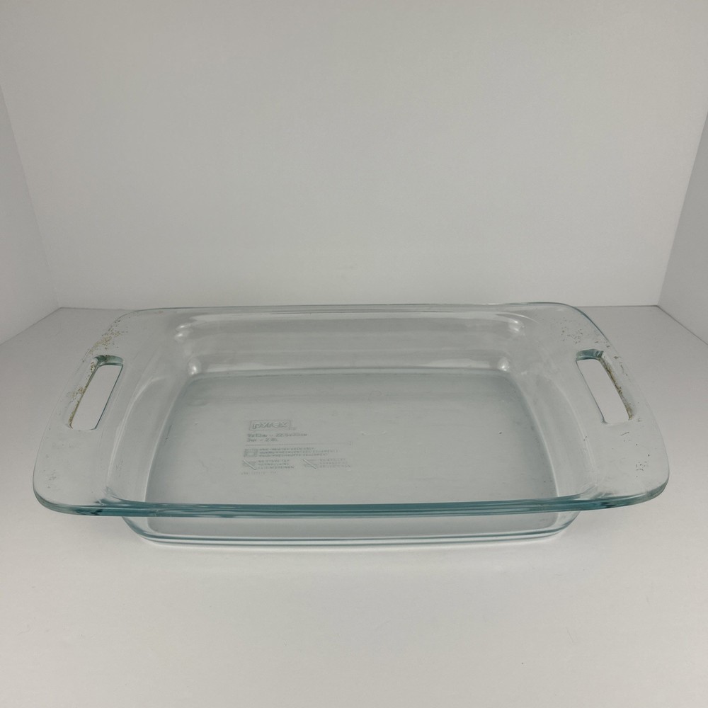 Pyrex 3 Qt Glass Baking Dish 9x13” 2.8L Casserole Pan, 2223, Oven Safe, USA Made