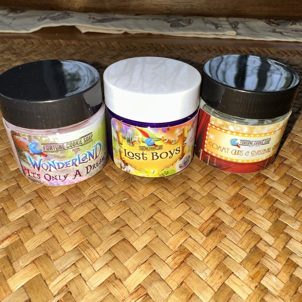 Fortune Cookie Soap 3 Set - Whipped Cream, RARE, NEW