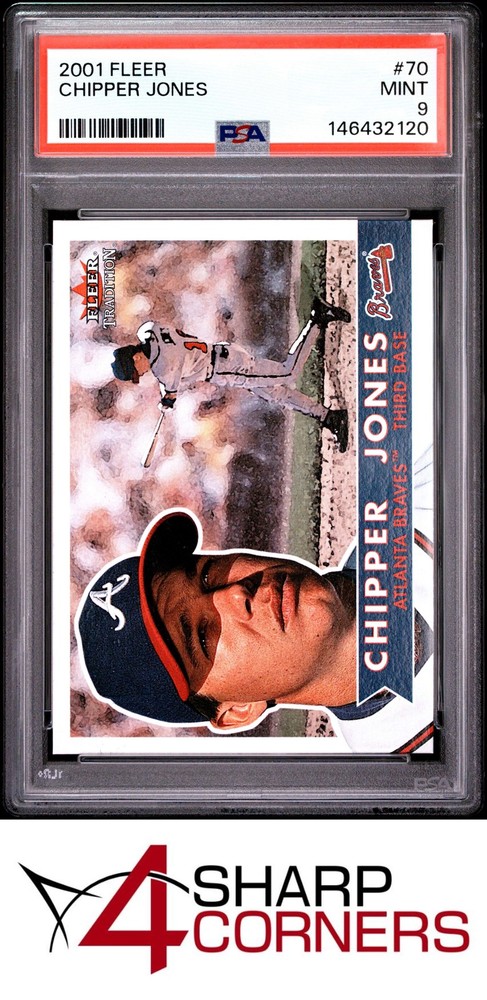 2001 Fleer #70 Chipper Jones Braves Hof Psa 94SC: The hobby’s top consignment resource on eBay!