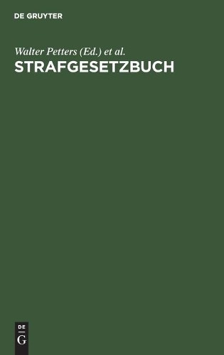 Strafgesetzbuch (Hardback)