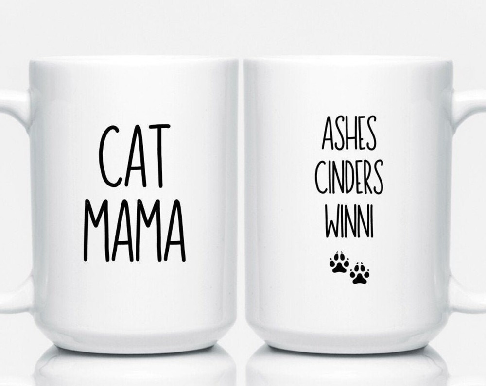Cat Mama Mug Gift For Cat Mom Gift For Cat Lover Cat Mom Gifts Personalized New