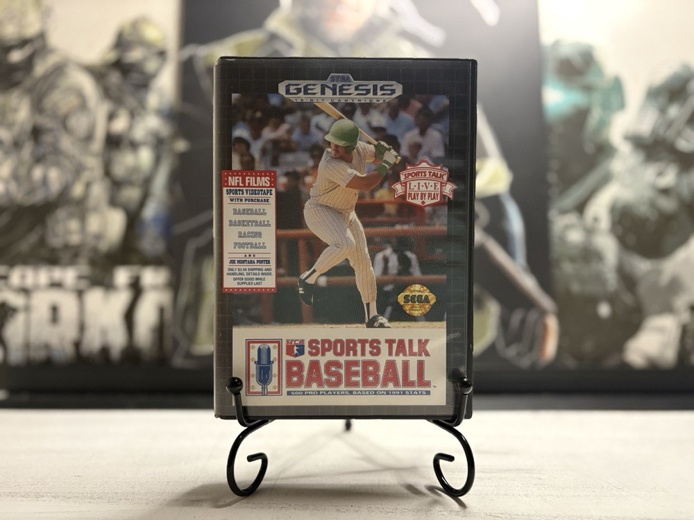 Sports Talk Baseball - Sega Genesis - CIB - Tested