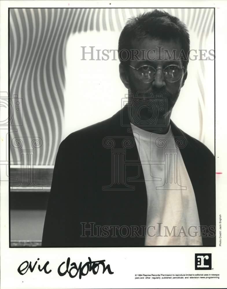 1994 Press Photo Singer Eric Clapton - syp34231