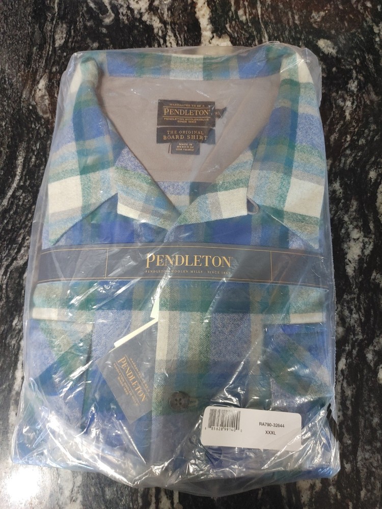 Men's Pendleton Wool Board Shirt XXXL New with Tags
