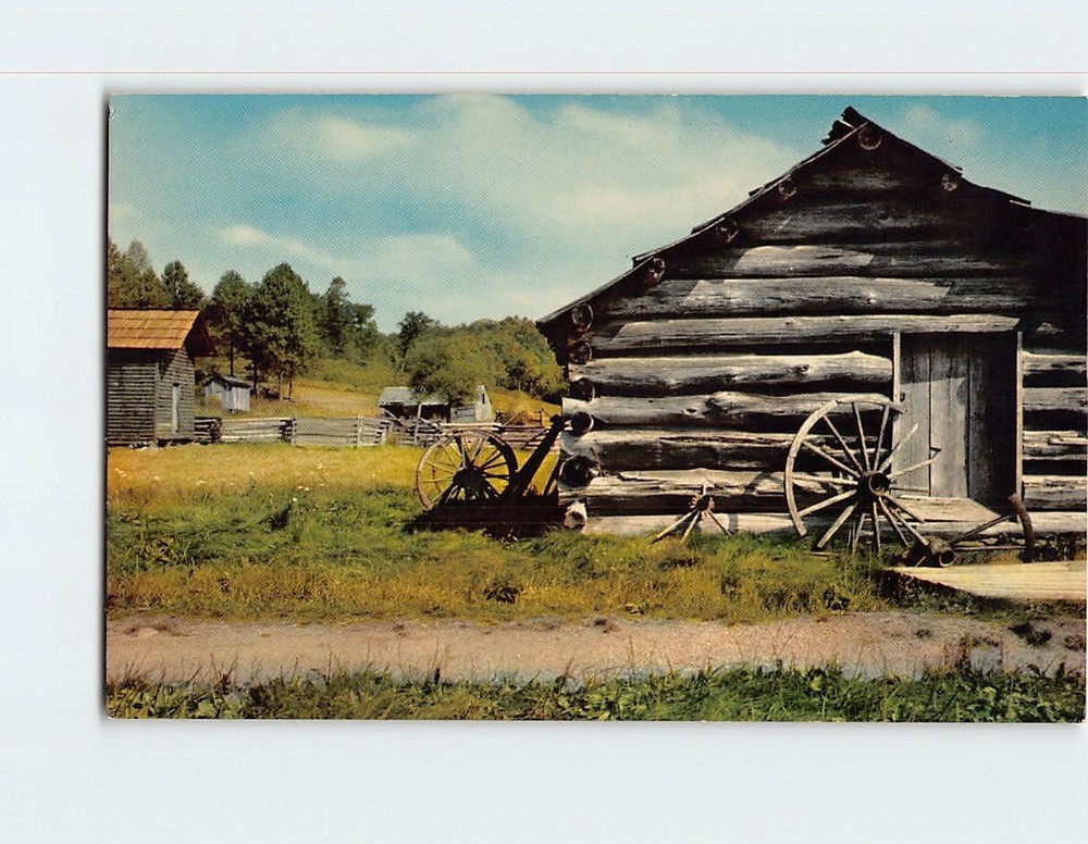 Postcard Blacksmith Shop Mabry Mill Blue Ridge Parkway Virginia USA