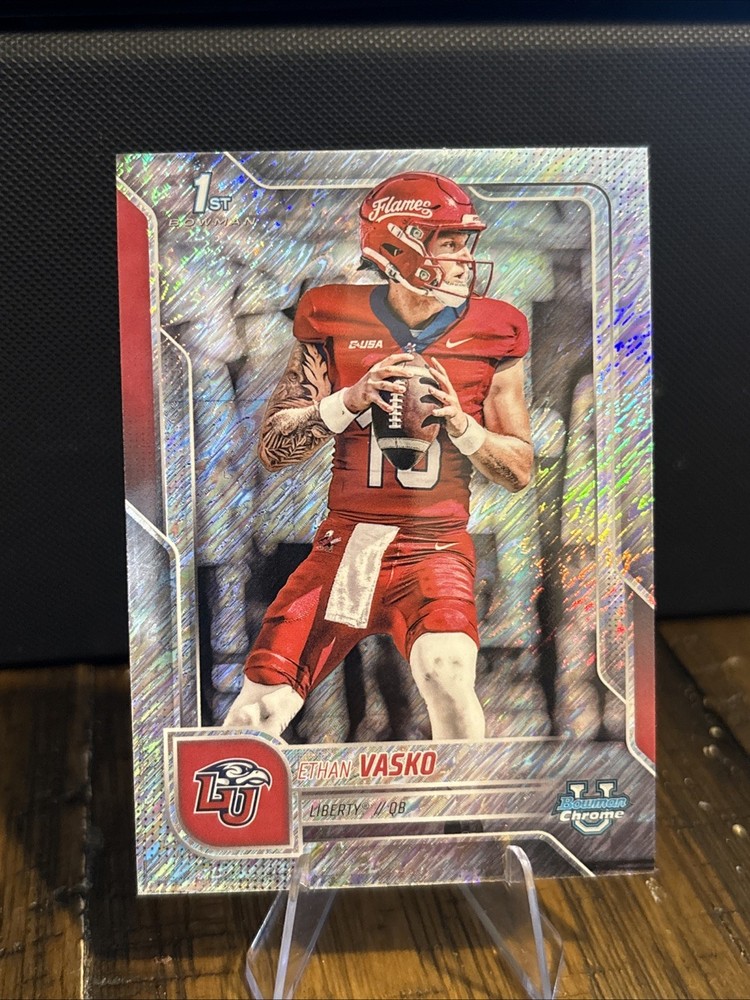 2025 Bowman University Chrome - Ethan Vasko #36 Shimmer Refractor (RC)