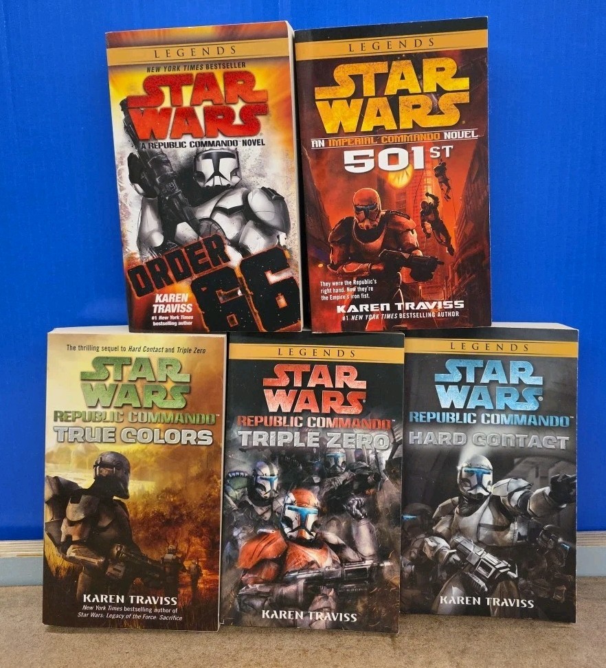 Star Wars Republic Commando/ Imperial Novels Pb (Traviss) New/ Unread