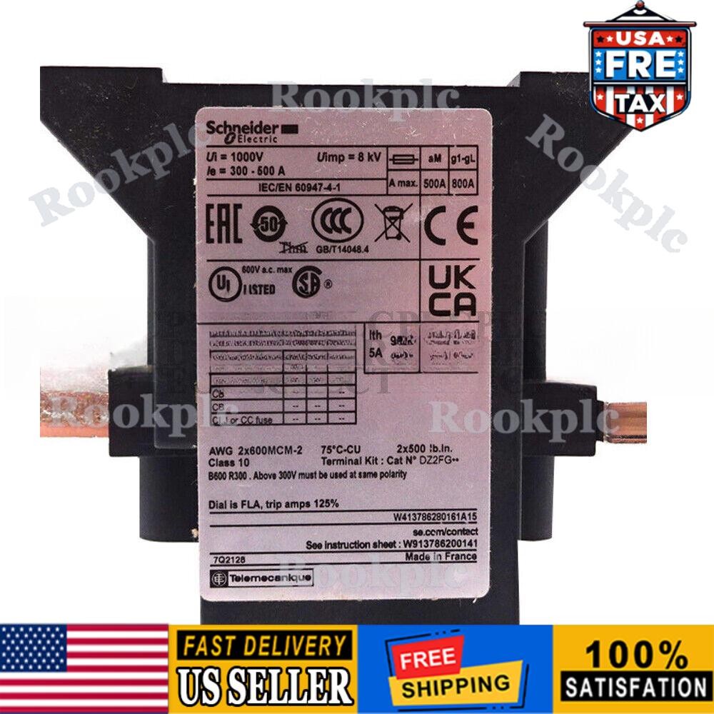 NEW Schneider LR9F7379 Electronic Overload Relay 300-500A