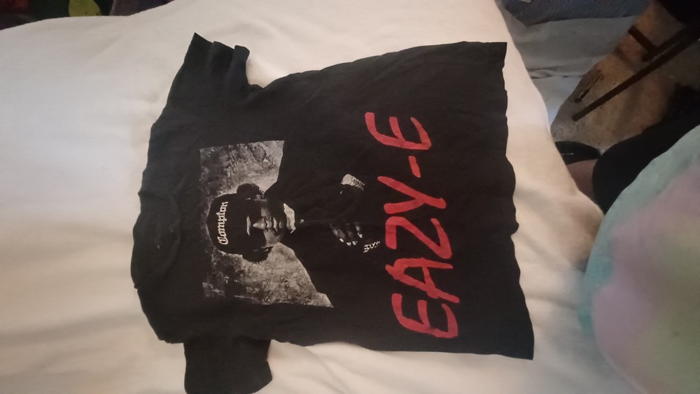 Trends International Eazy-E N.W.A Black Cotton Graphic Men's T-Shirt Size L