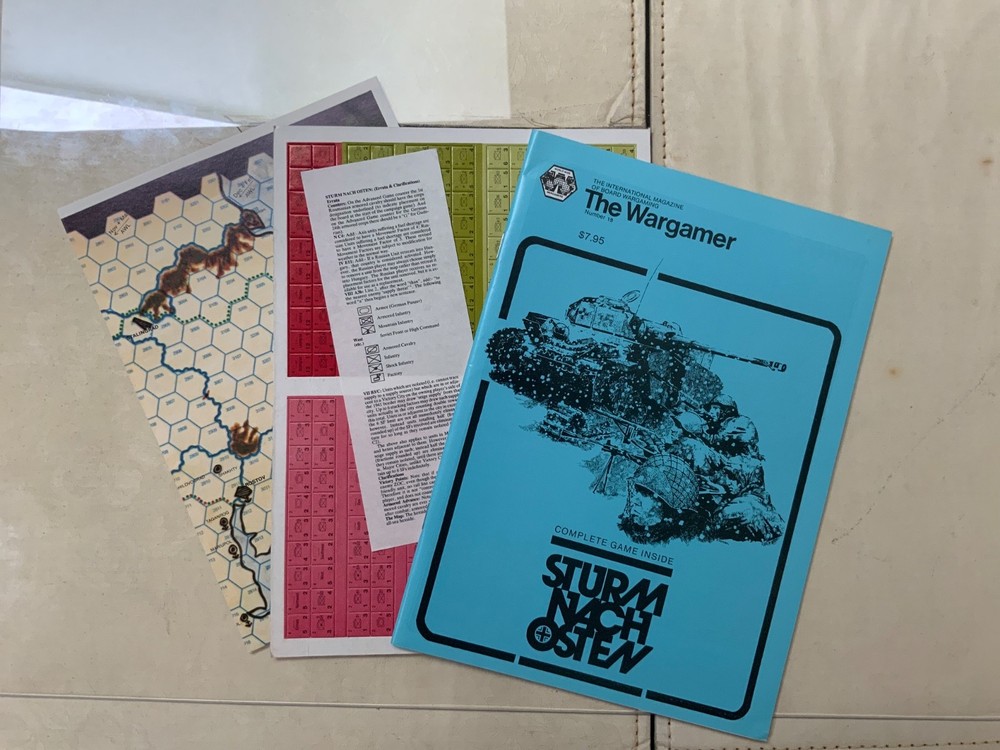 3W Wargame Bagged Sturm Nach Osten Bag VG+