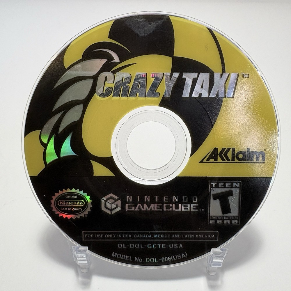 Crazy Taxi Nintendo Gamecube Loose DISC ONLY Tested Clean Fast Shipping