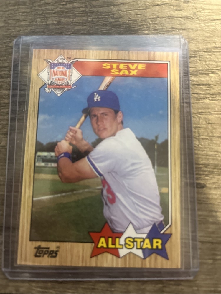 1987 Topps - All-Star Steve Sax #596