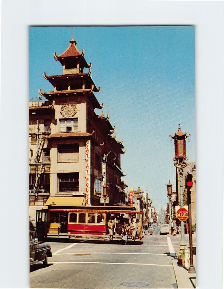 Postcard Chinatown San Francisco California