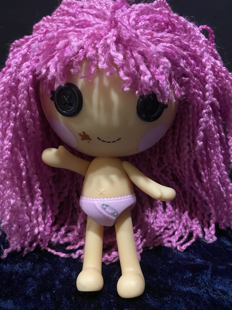 Lalaloopsy Littles Sprinkle Spice Cookie Yarn Hair Doll  7” No Clothes (A)
