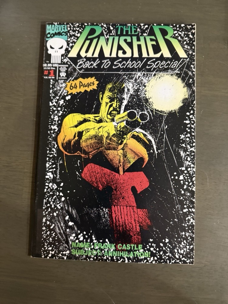 Punisher Back to School Special #1 (Marvel Comics November 1992)