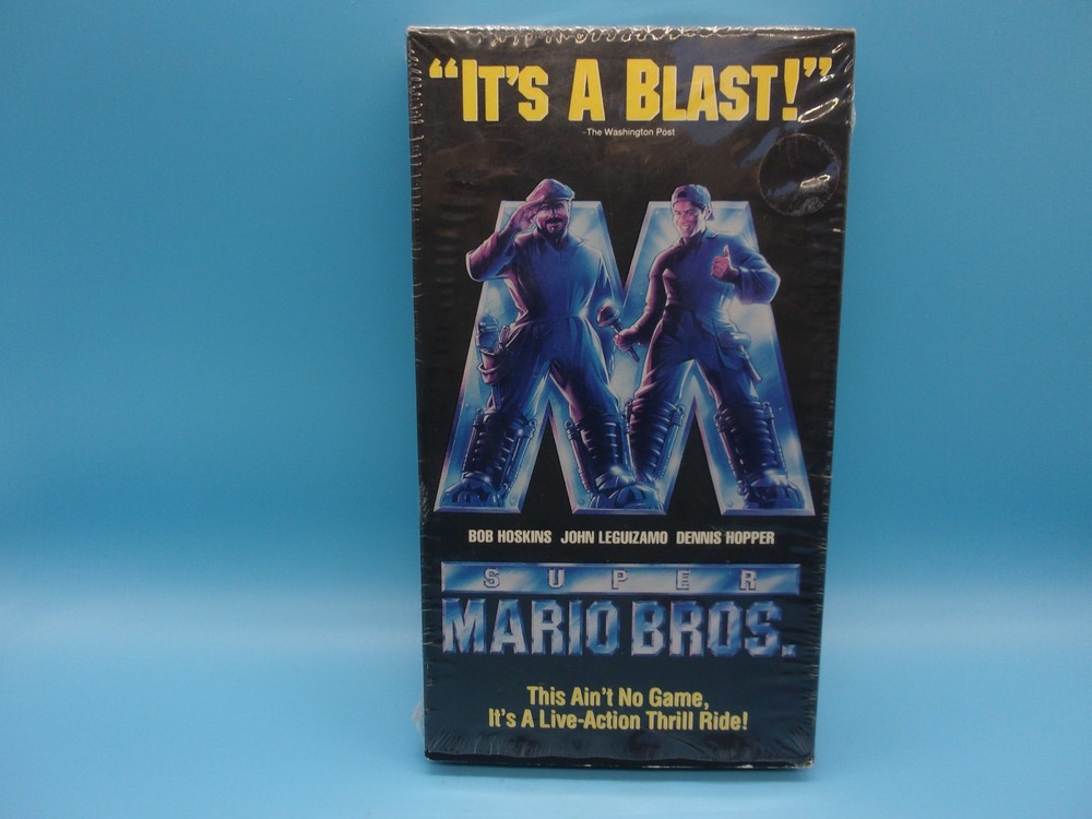Super Mario Bros (Vhs 1993 Hollywood) Original Seal Nintendo Collectible Classic
