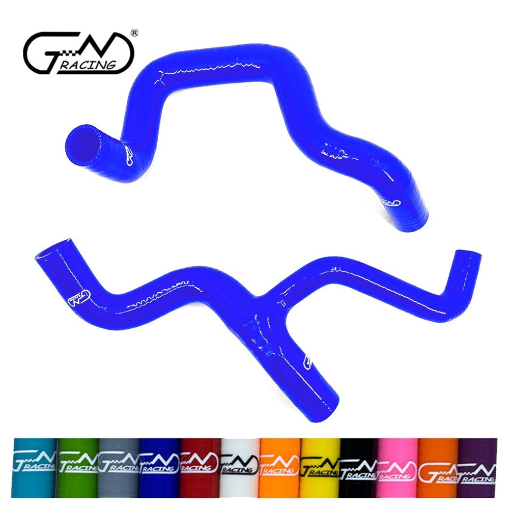 Fit 2002- 2004 Ford Focus MK1 ST170 2.0L Silicone Radiator Water Hose Kit Blue