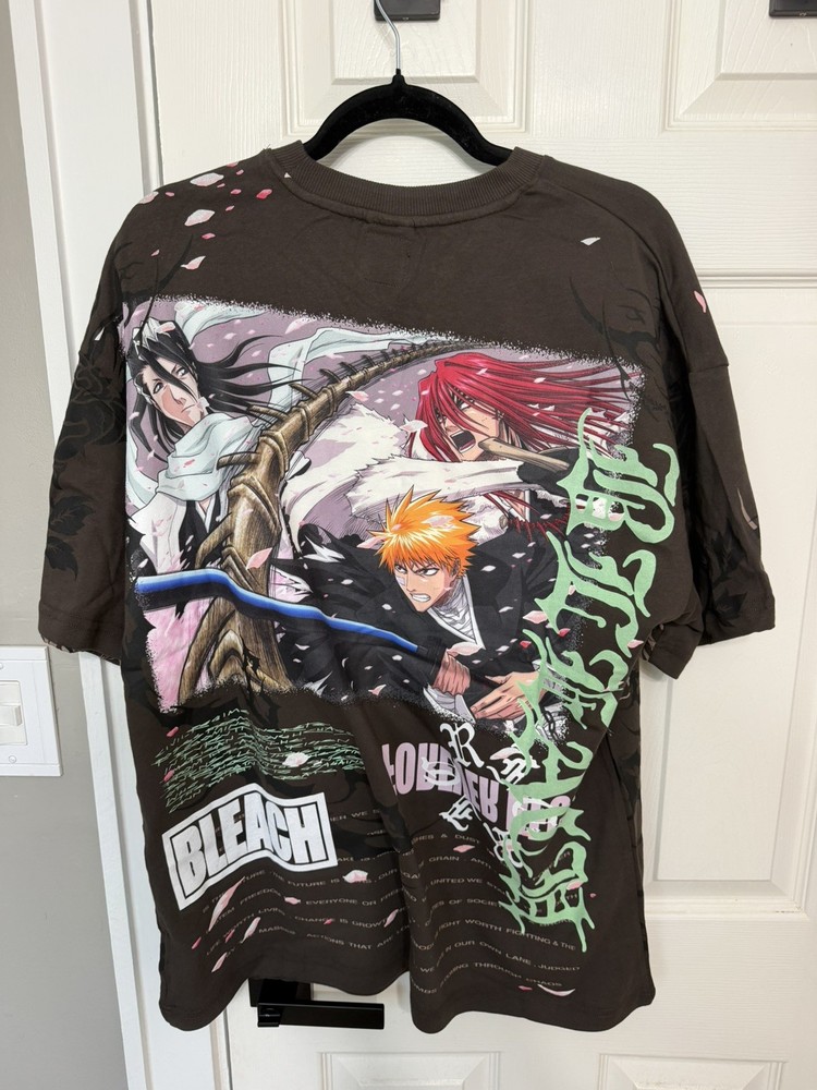 Civil Regime x Bleach Pink Blossoms Shirt - Size XL