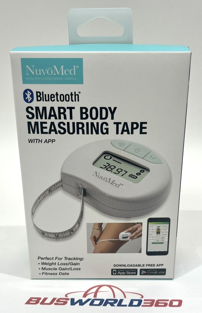 One 1x - NuvoMed Bluetooth SMART BODY MEASURING TAPE w/ APP Track - NEW - Kroger