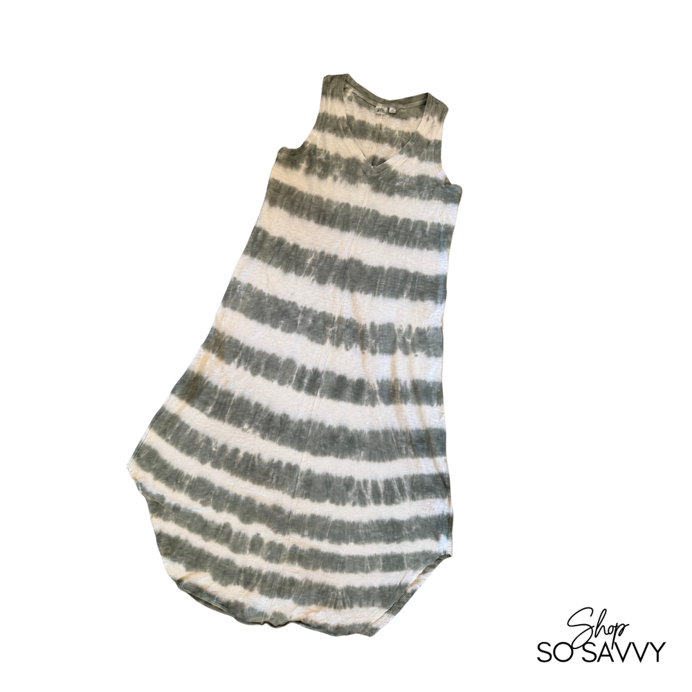 GAP Women’s Tie Dye Maxi Dress Sleeveless Casual Summer Boho Beachwear Size M