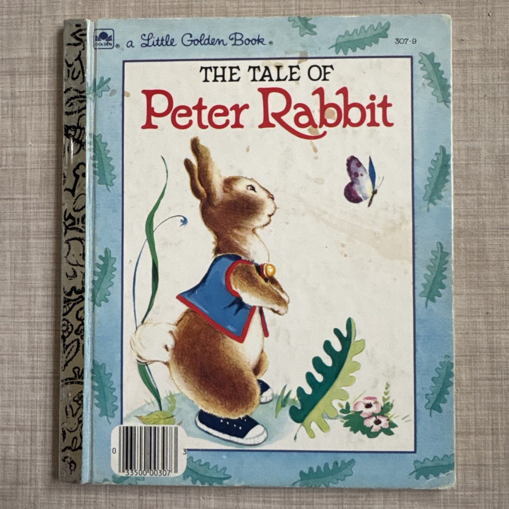 Vintage Little Golden The Tale of Peter Rabbit Potter Saviozzi Hardcover 1977