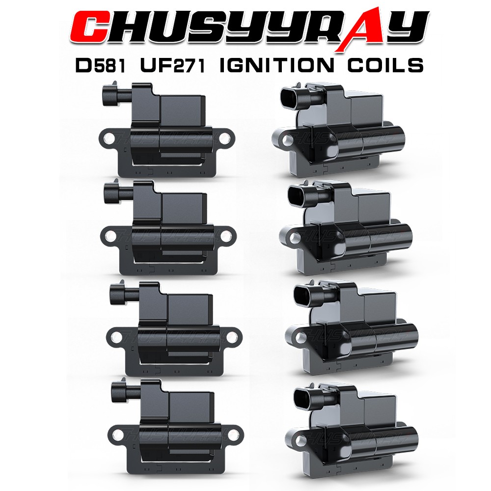 8 SET High Ignition Coils For Chevy GMC 4.8L 5.3L 6.0L D581 12558693 UF271