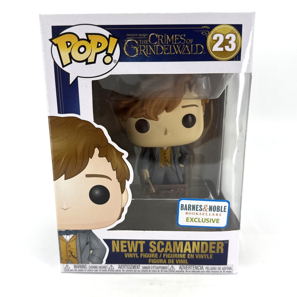 Newt Scamander Funko Pop 23 Fantastic Beasts Crimes of Grindelwald B&N Exclusive