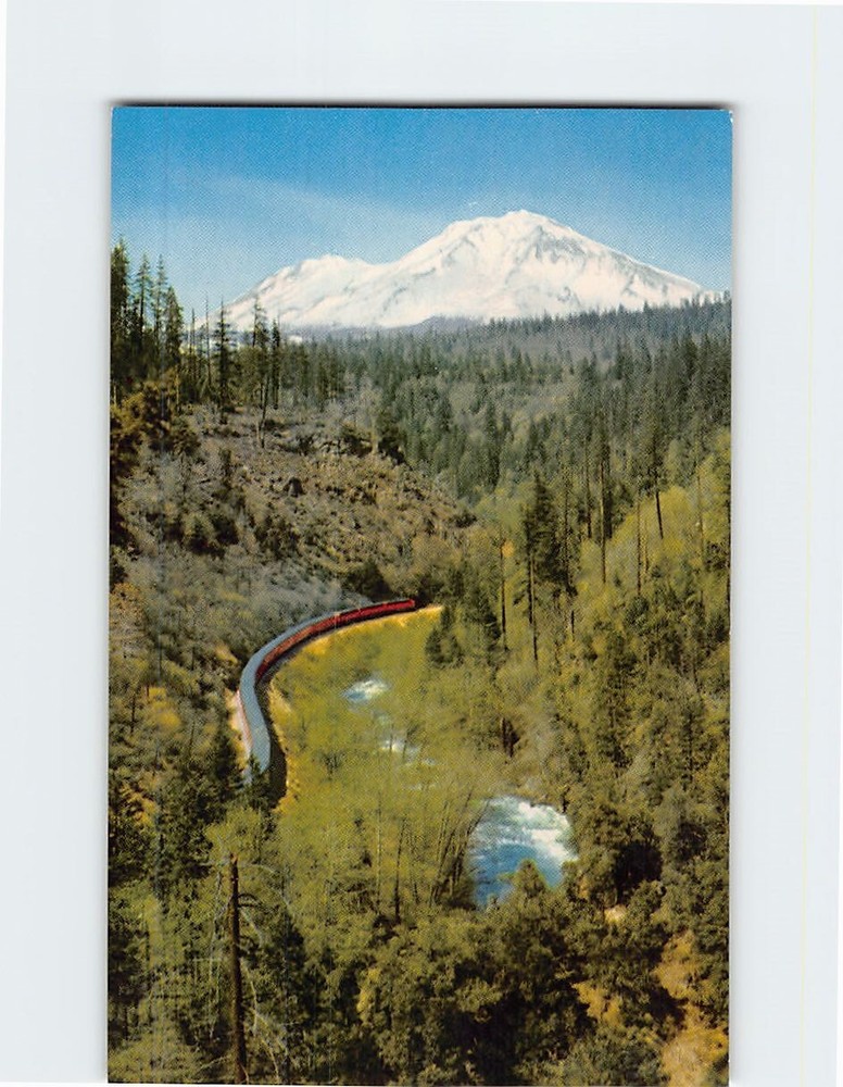 Postcard Mount Shasta California USA