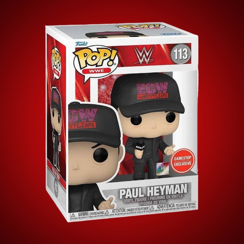 WWE Paul Heyman Exclusive Funko Pop 113 ECW