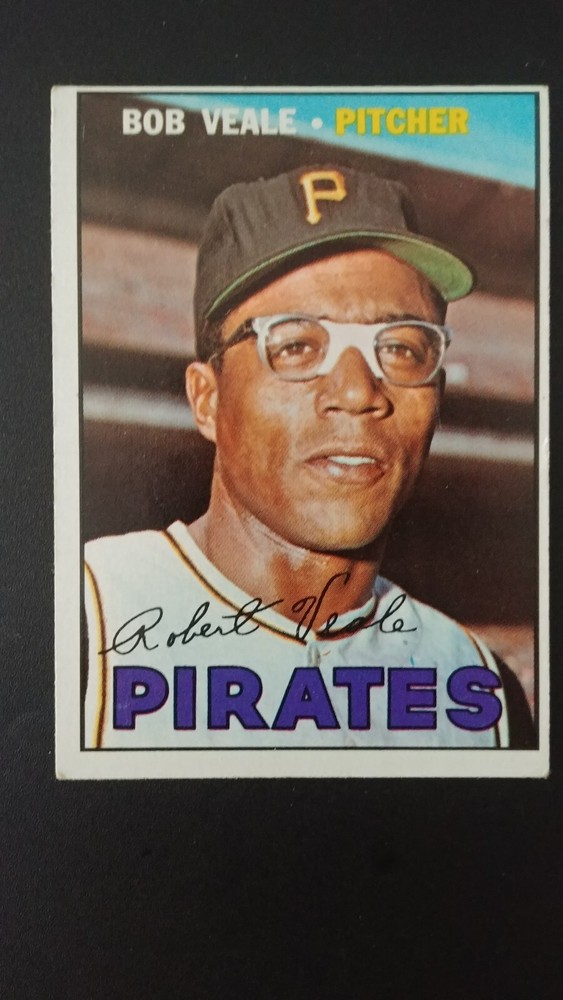 1967 Topps baseball cards # 335 Bob Veale  ( G to VG )