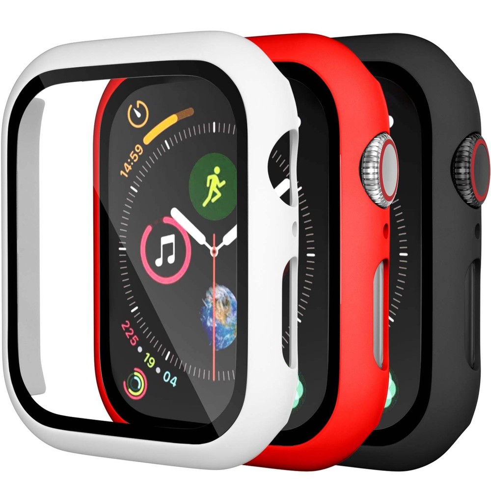 Charlam Compatible with Apple Watch Case 44mm iWatch SE Series 6 5 4 with Screen