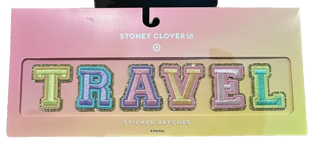 Stoney Clover Lane x Target - TRAVEL Sticker Patches Pack 6pc - New
