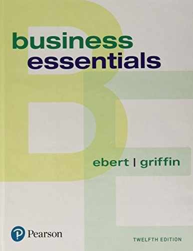 Business Essentials (What's - Hardcover, by Ebert Ronald; Griffin - Very Good w