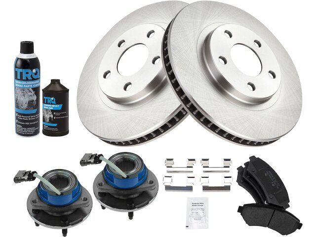 Front Brake Pad and Rotor and Wheel Hub Kit fits Cadillac Seville 1997 27WJXB