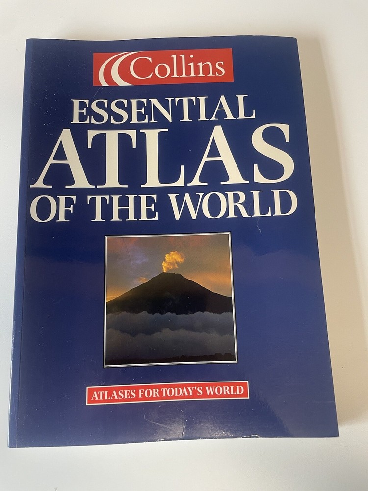 Vintage Collins Essential Atlas Of The World Reprint 2003