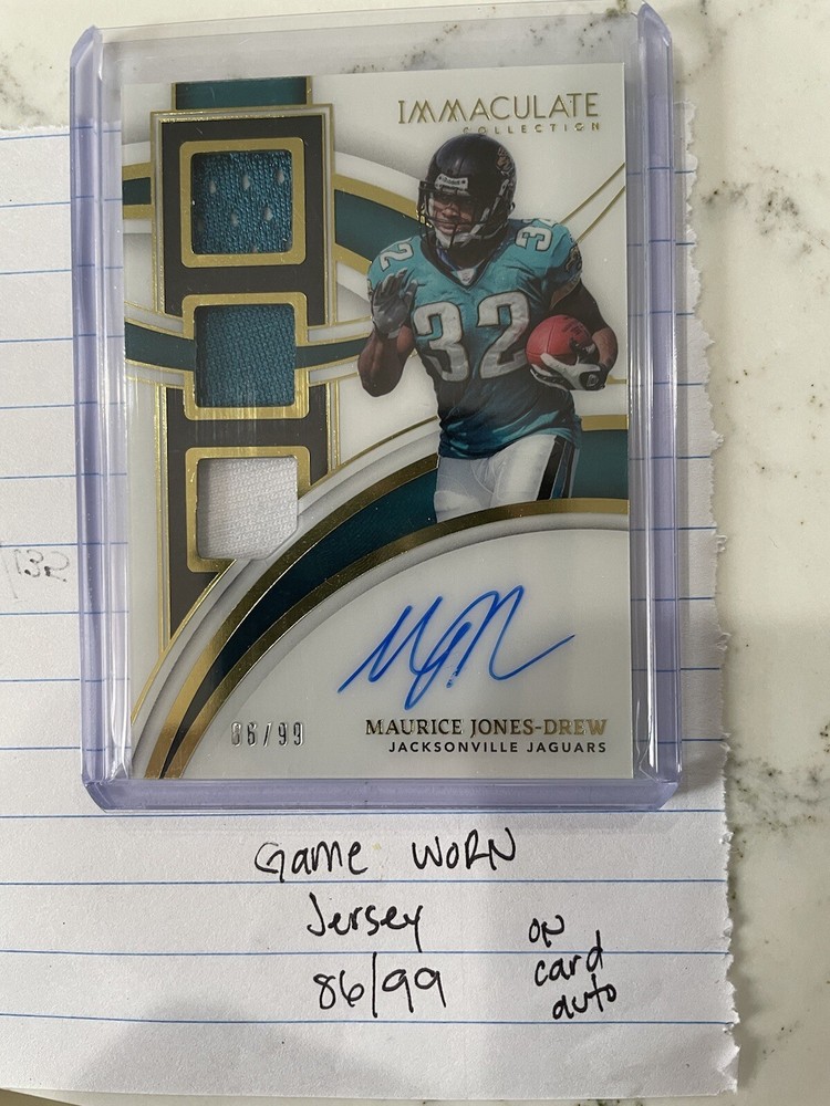 2023 Panini Immaculate Maurice Jones-Drew Three Patch with On Card Auto  /99