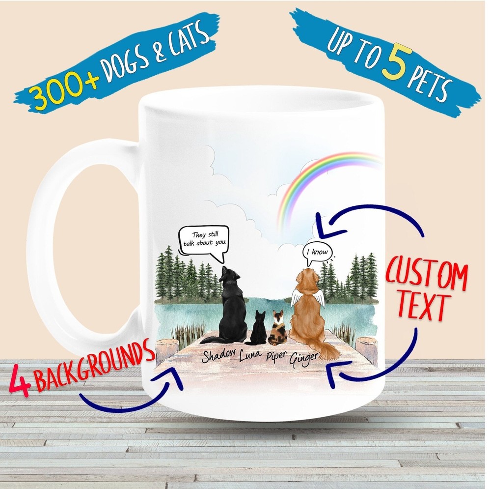 Personalized Dog Memorial Gift Dog Mom Dog Lover Gift Custom Dog Portrait They S
