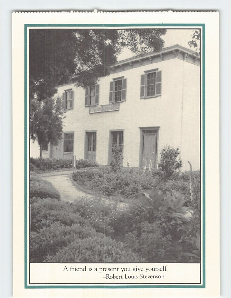 Postcard Robert Louis Stevenson House Monterey California USA