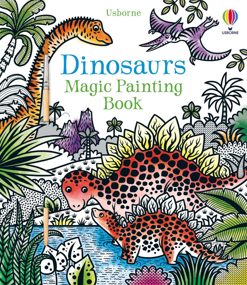 Dinosaurs Magic Painting Book: A Water Activity Featuring 16 Prehistoric...