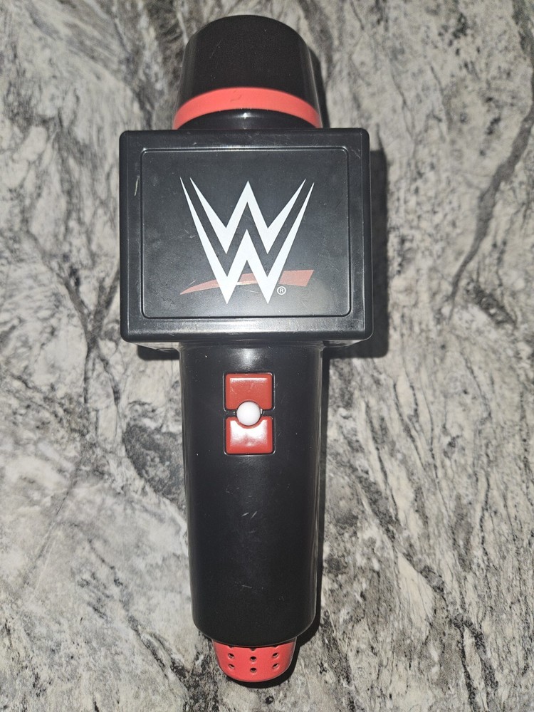 WWE 2013 Raw Big Talker Electronic Microphone Wrestling Voice Phrases Toy Tested