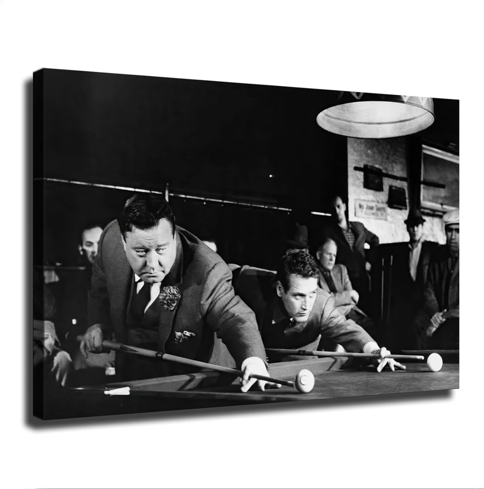 Paul Newman The Hustler Movie Poster Vintage Film Wall Art 24x36 Unframed