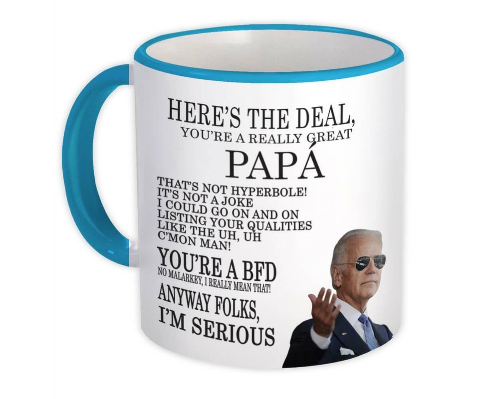 Gift Mug : for PAPÁ Joe Biden Best Gag Great Humor Family Jobs