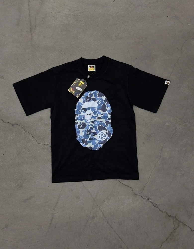 A Bathing Ape Bape Graphic T-Shirt Black Men's Size M