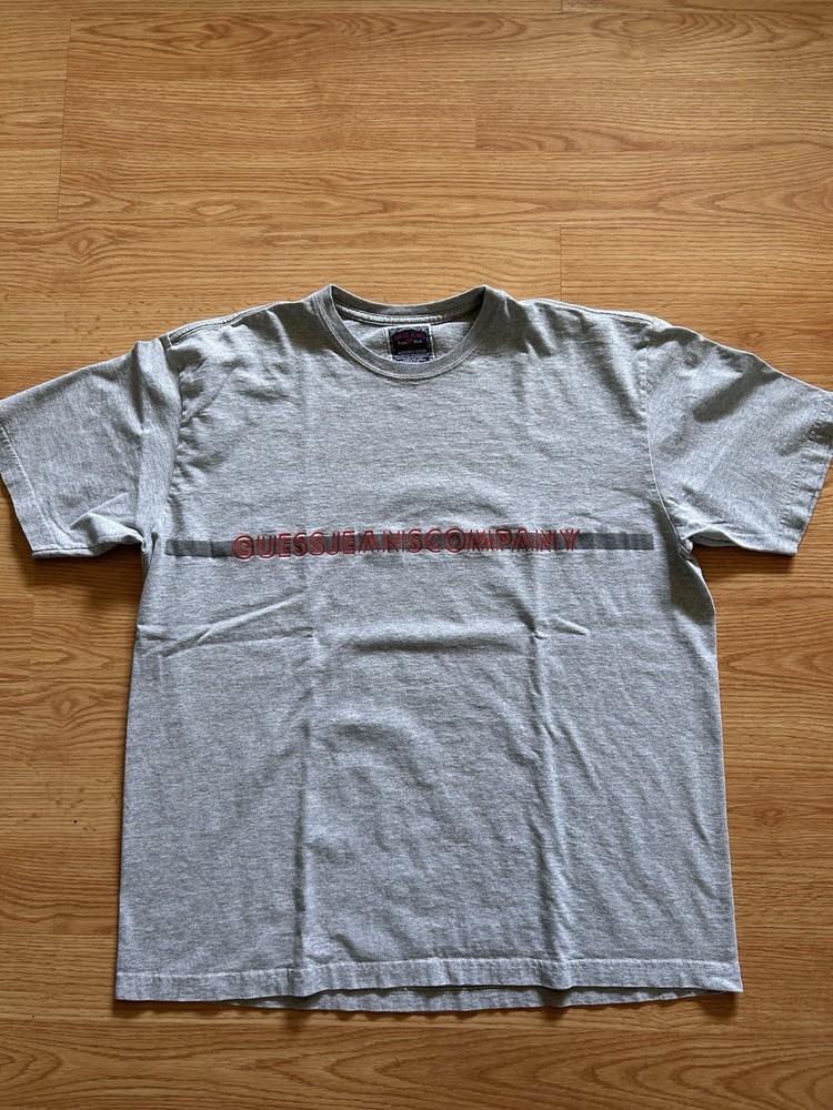 Size XL Vintage 90s Spellout Logo Guess Jeans Company Tshirt