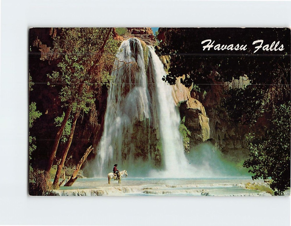 Postcard Havasu Falls Grand Canyon National Park Arizona USA